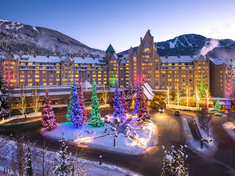 White Christmas At the Fairmont Chateau Whistler 1