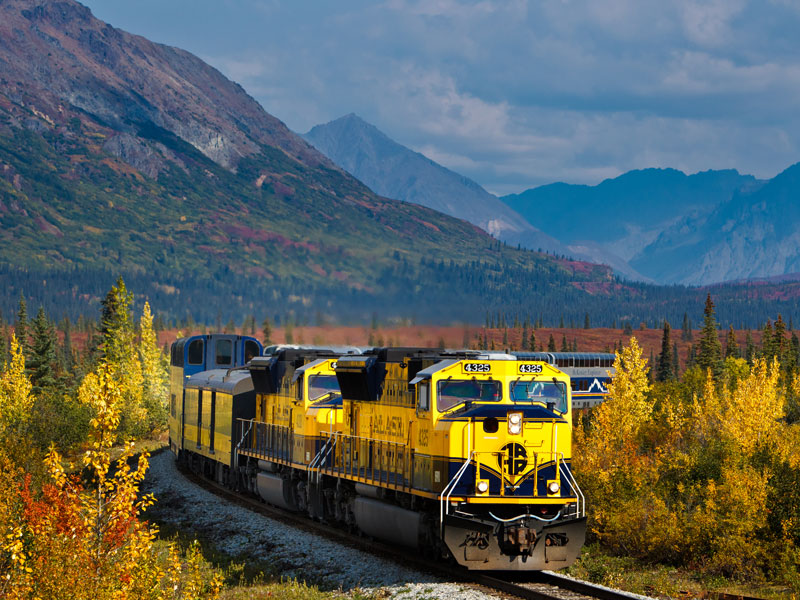 Alaska Trains Glaciers and Denali to Fairbanks 2