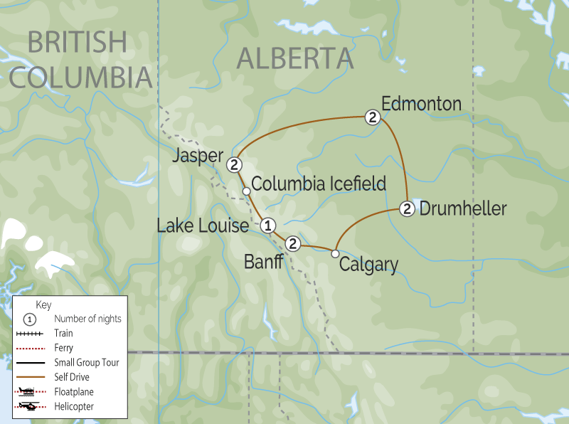 Alberta-Dinosaurs-Lakes-&-Glaciers