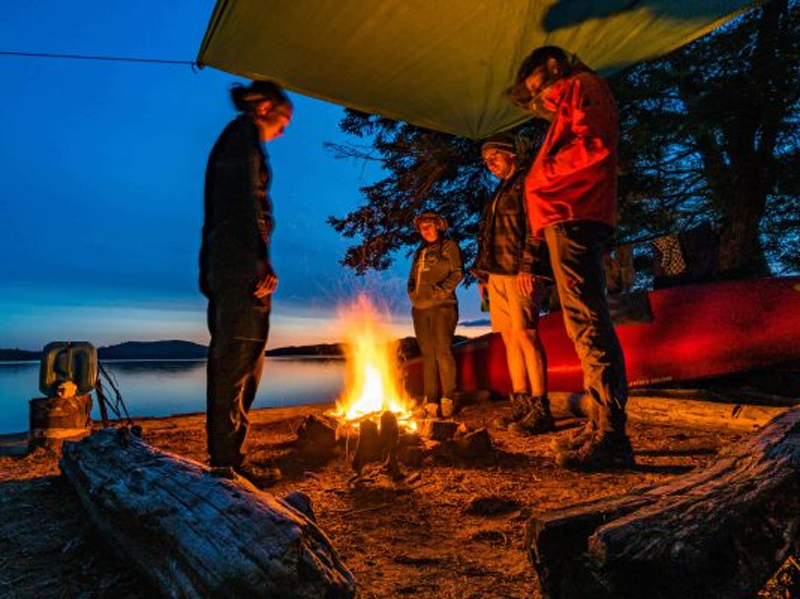 Algonquin Park Guided Canoe Log Cabin Trip 5