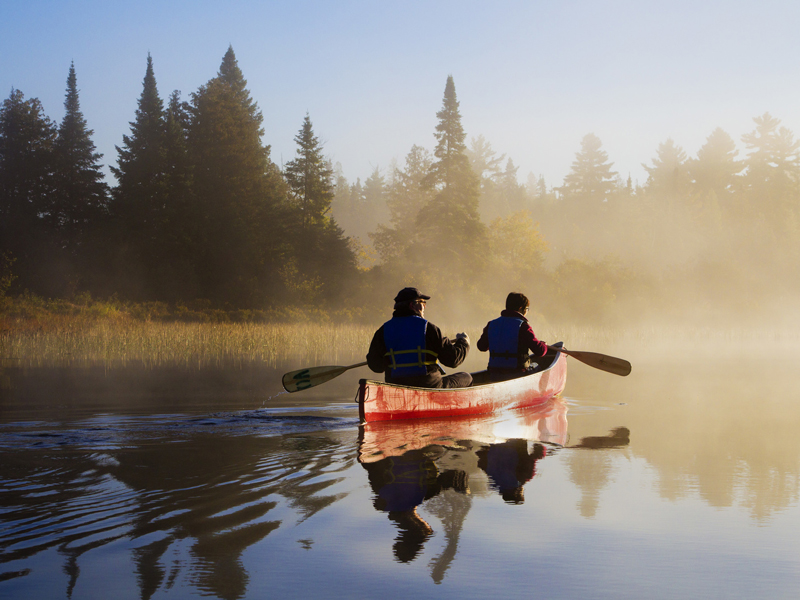 Algonquin Park Guided Canoe Log Cabin Trip 6