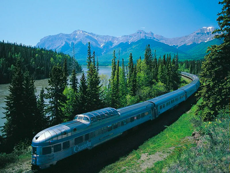 Alpine Canadian Train to the Rockies Via Rail 5