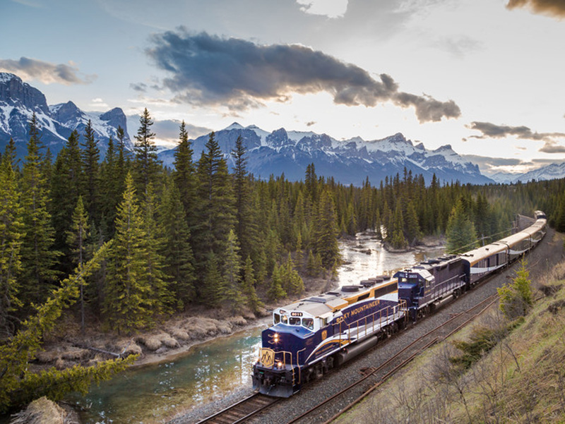 Calgary Stampede Train Through the Canadian Rockies Rocky Mountaineer 3