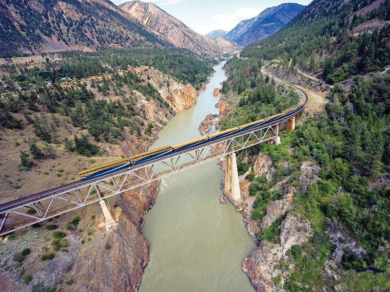 Calgary Stampede Train Through the Canadian Rockies Rocky Mountaineer 4