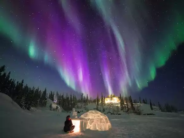 The best time to see the Aurora Northern Lights in Canada