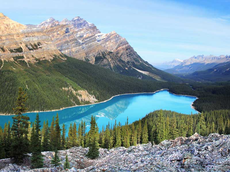 Canadian Railways the Continental to the Rockies Via Rail 5