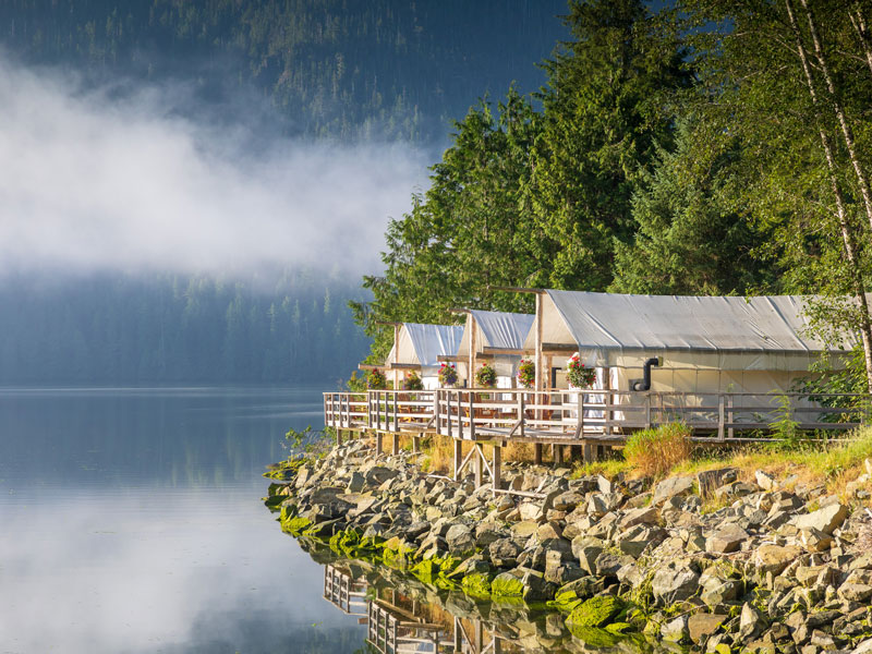 Clayoquot Wilderness Lodge | Canadian Rockies Train Trip Combo