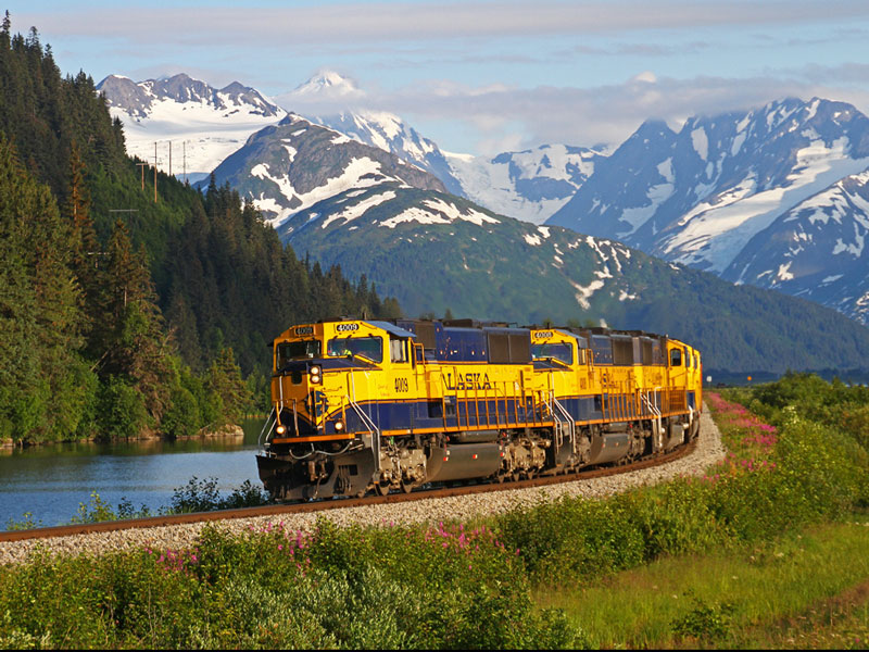 Glaciers Fjords Denali Alaska Train Vacation 3