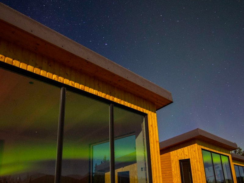 Northern Lights Resort Spa Winter At Its Best Aurora Glass Chalet 8