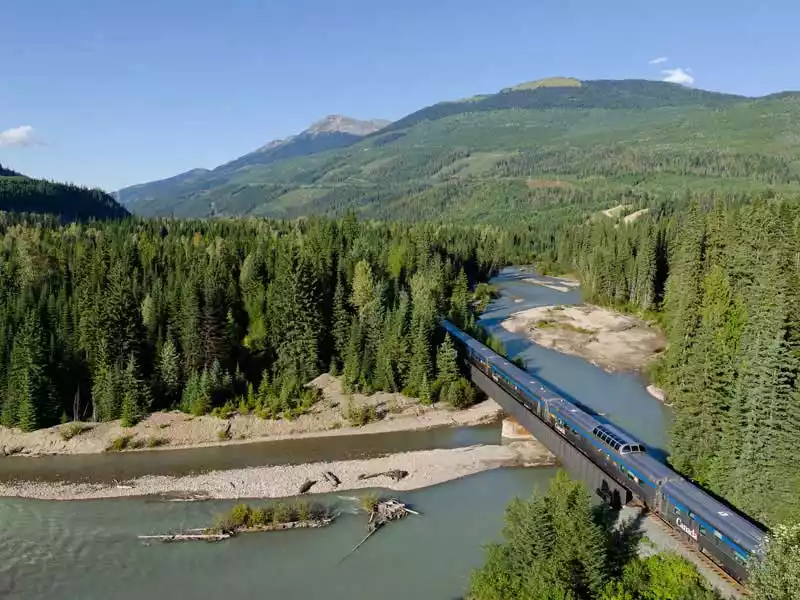 Alpine Canadian Train to the Rockies | VIA Rail