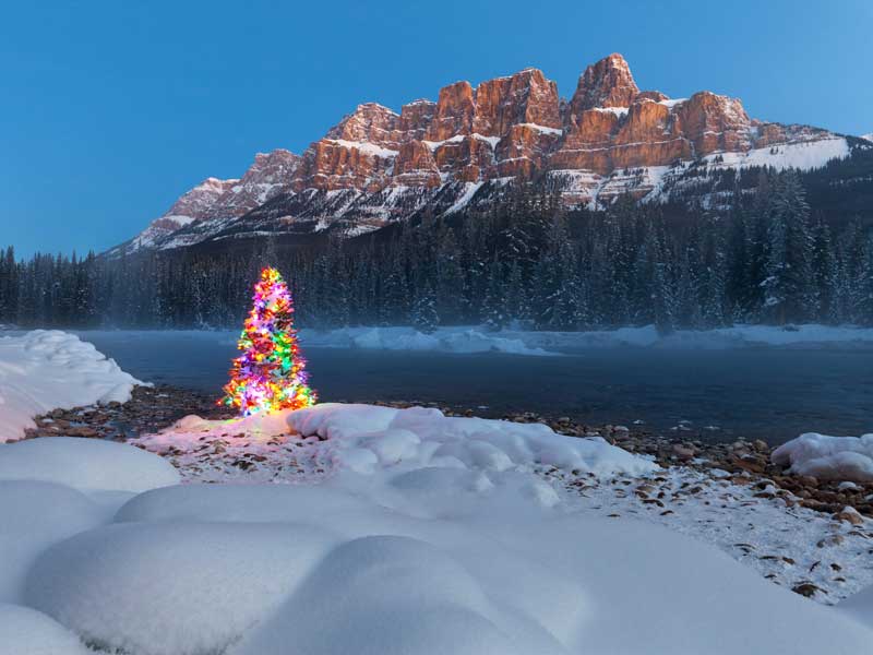 Christmas in the Canadian Rockies Winter Rail Vacations | Via Rail